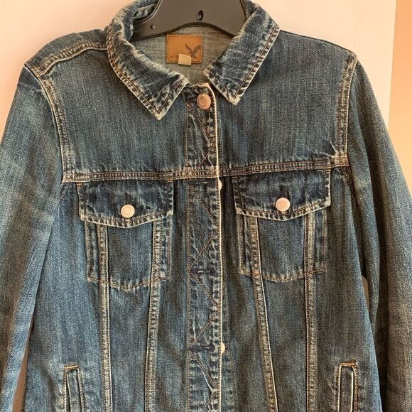 American Eagle jeans jacket medium - Picture 3 of 7